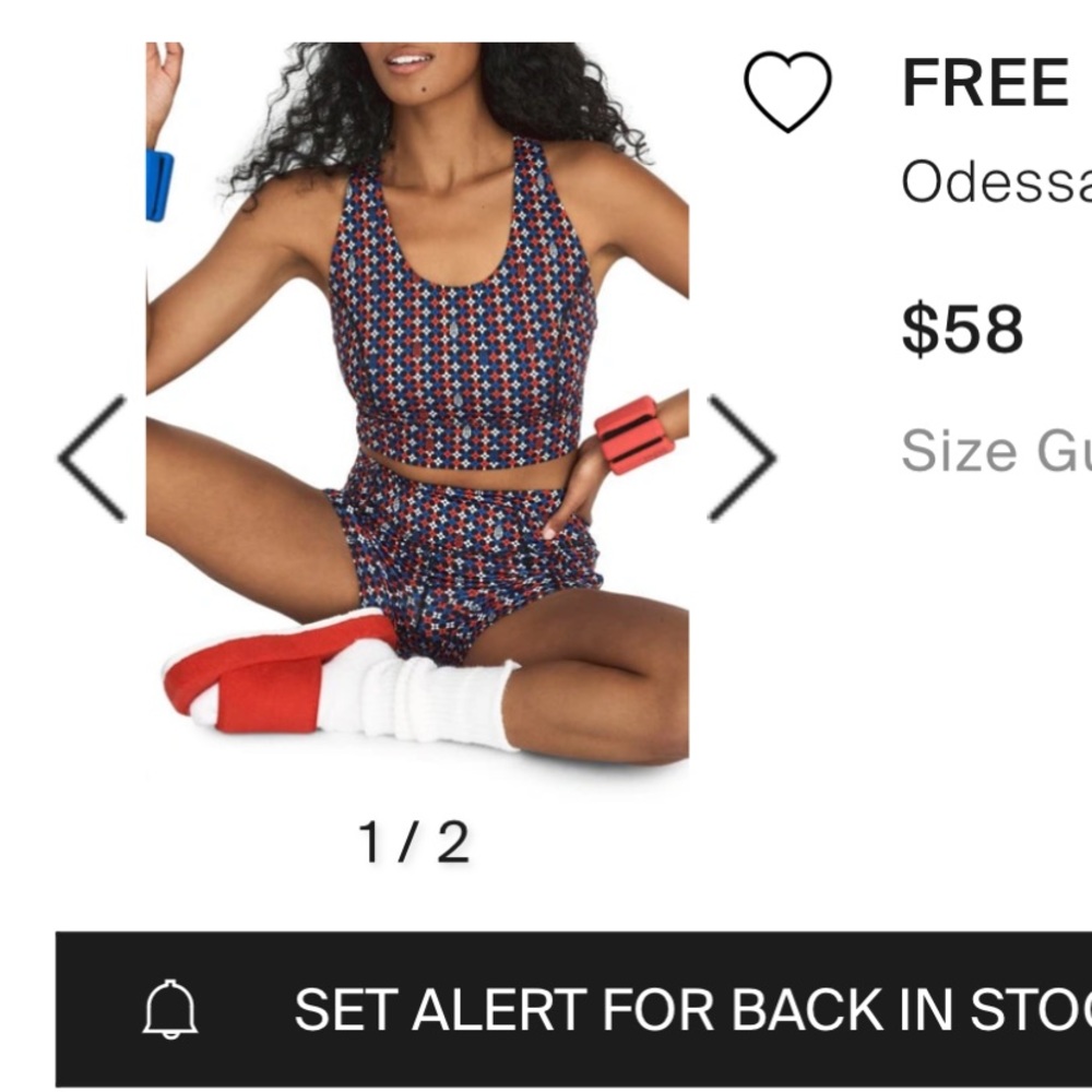 Free people movement Odessa print shorts‎ . NWT . Retail 68